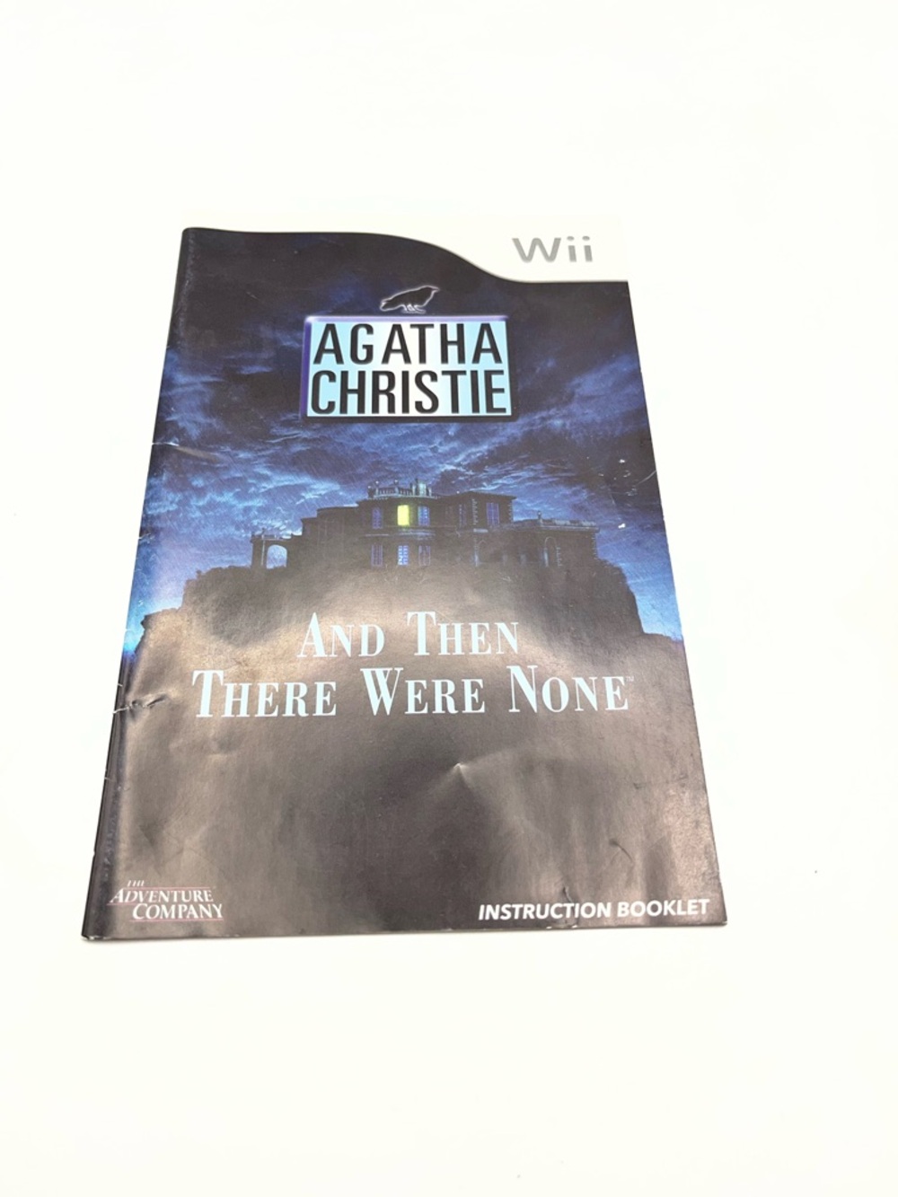Agatha Christie: And Then There Were None Instruction Booklet - Black/Blue